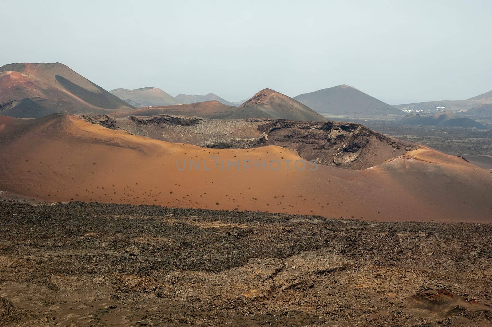 Mountains of fire,Timanfaya National Park in Lanzarote Island