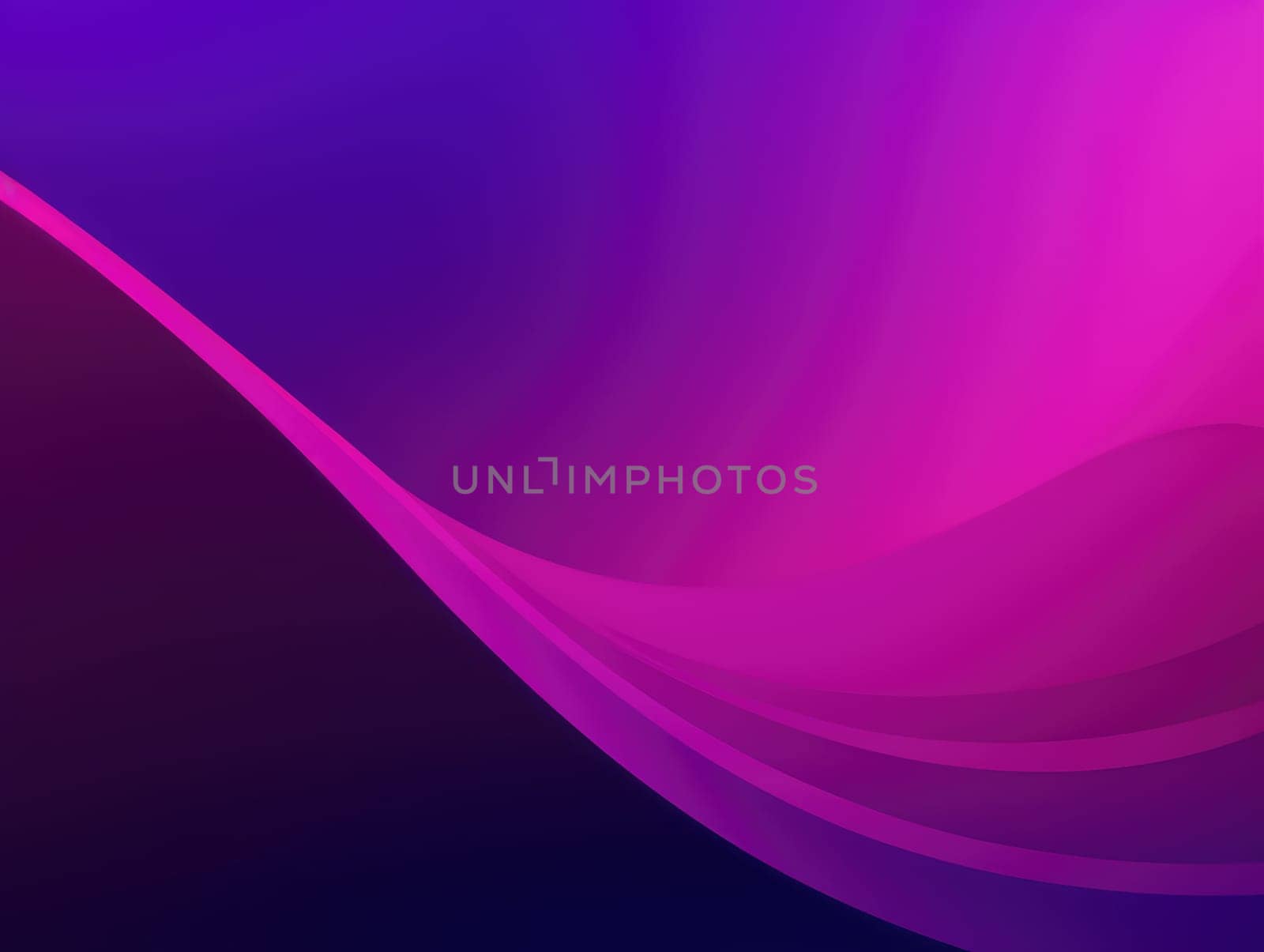 Abstract purple waves background. Generative AI.