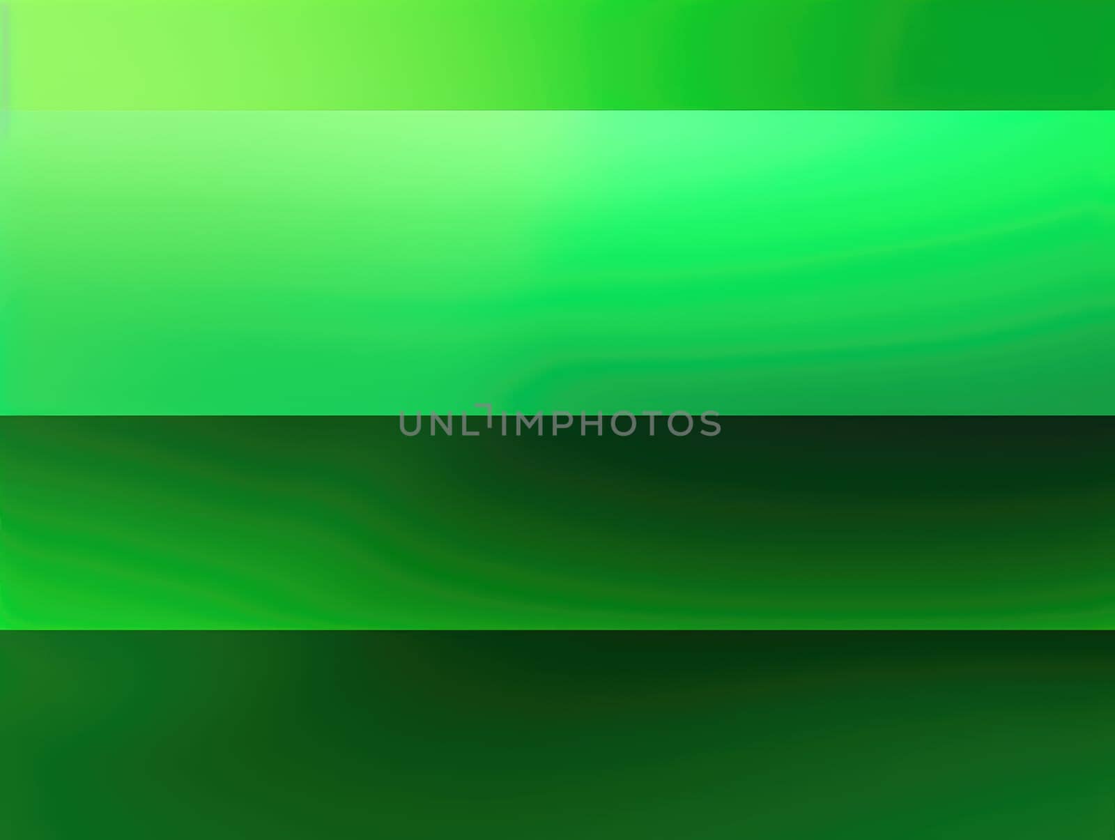 Green wave and line abstract background. Generative AI by nateemee
