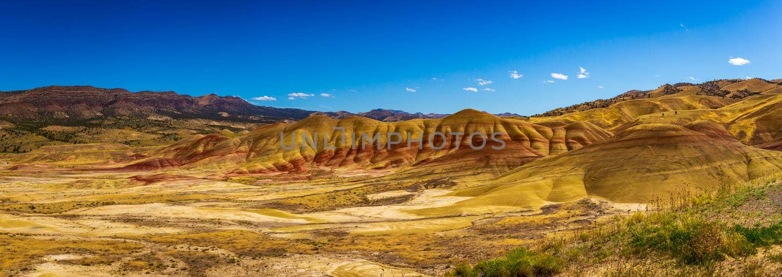 Colorful layers of Painted Hills by gepeng