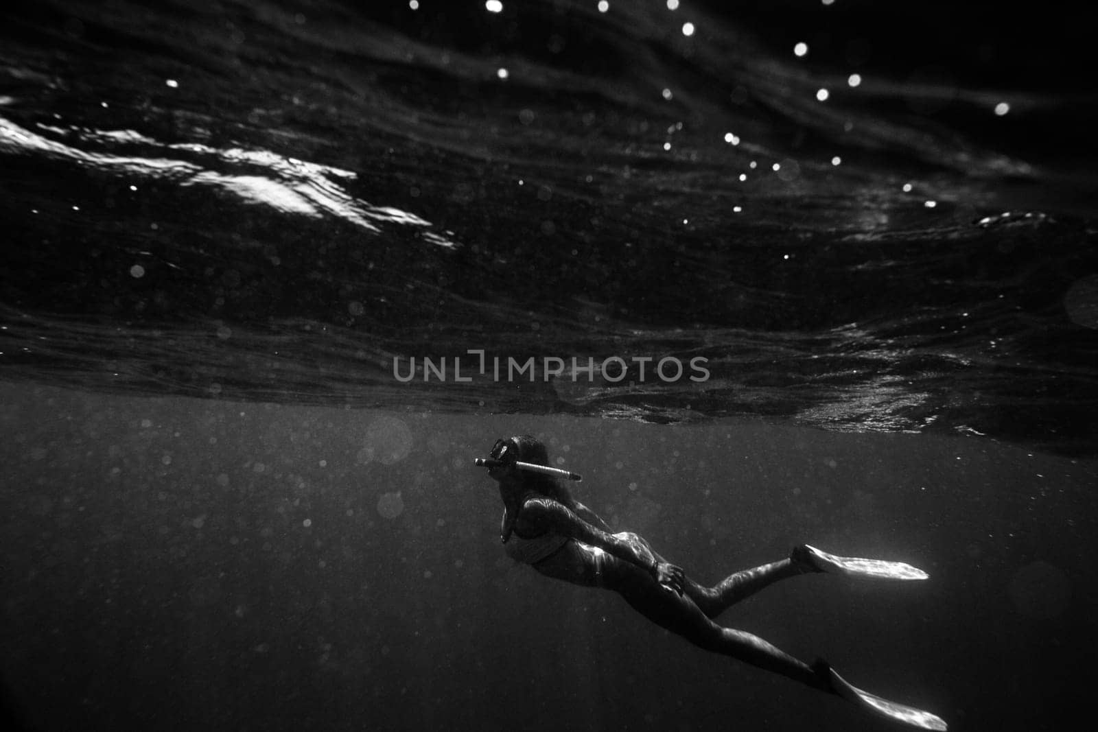 shooting underwater. bali