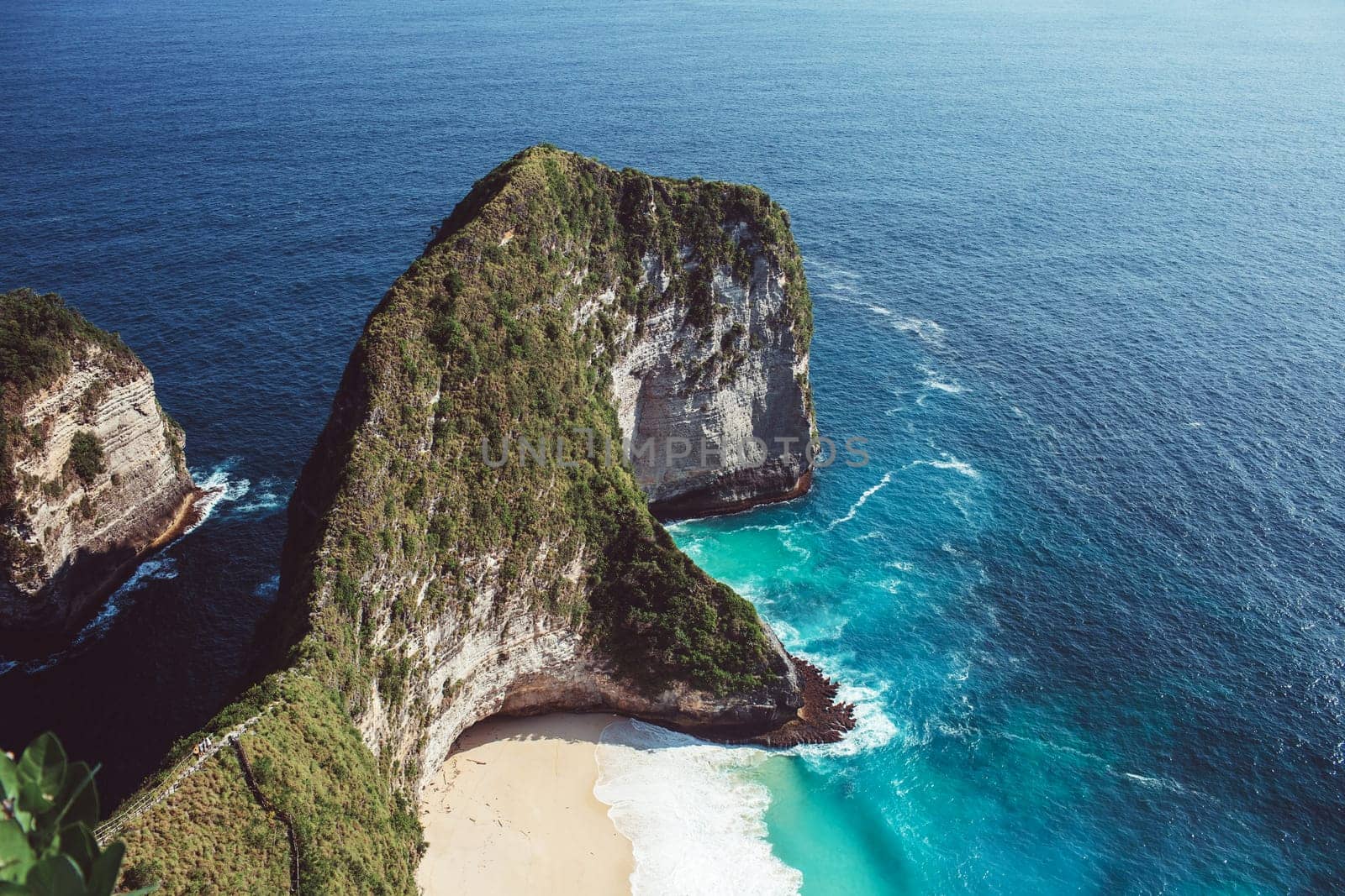 amazing ocean view from above by Alexzhilkin