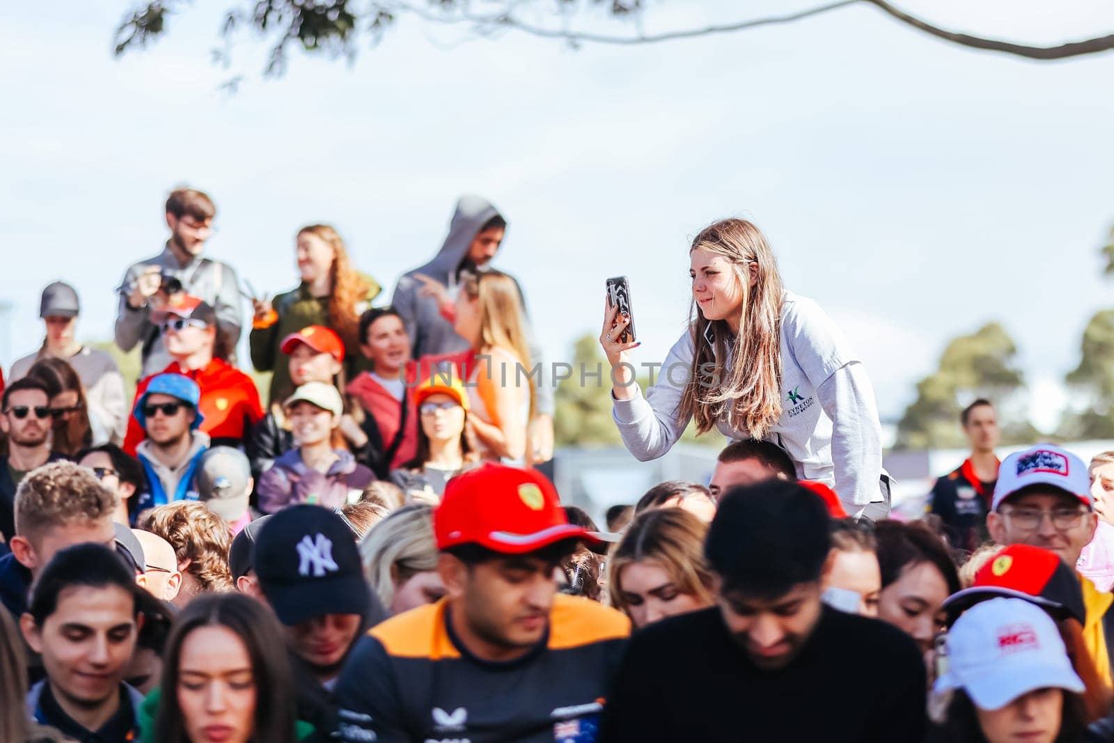MELBOURNE, AUSTRALIA - MARCH 30: Fans and atmosphere at the 2023 Australian Formula 1 Grand Prix on 30th March 2023