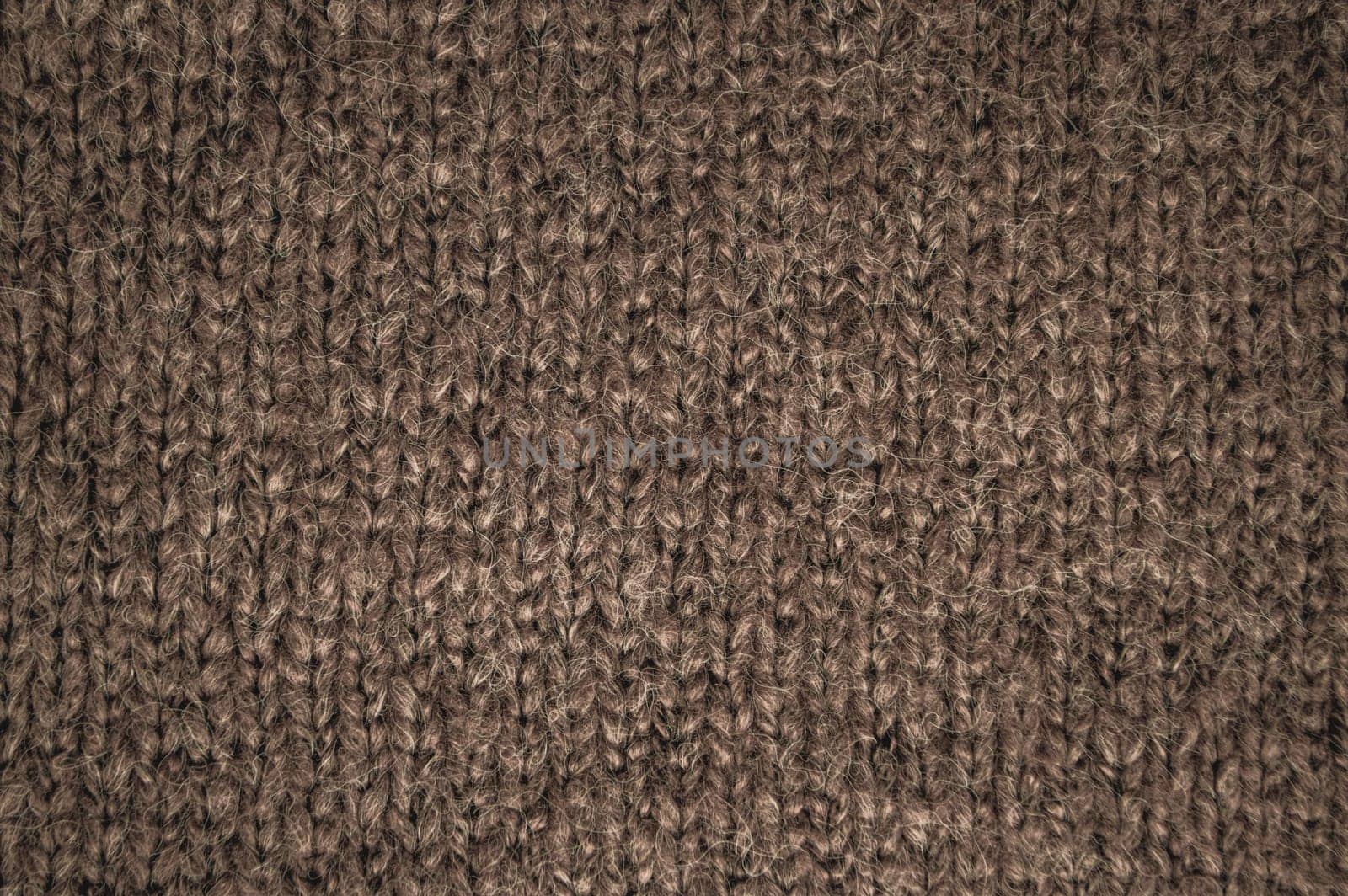 Weave Knitted Print. Abstract Woolen Textile. Linen Jacquard Christmas Background. Pattern Knit. Dark Closeup Thread. Nordic Holiday Canvas. Soft Decor Wallpaper. Detail Knitted Print.