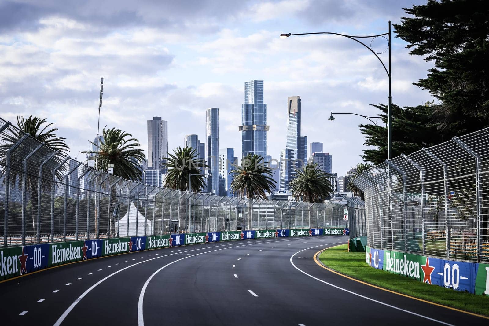 MELBOURNE, AUSTRALIA - MARCH 29: Pre race atmosphere on circuit at the 2023 Australian Formula 1 Grand Prix on 29th March 2023