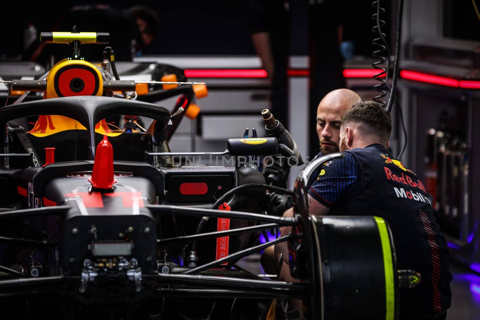 MELBOURNE, AUSTRALIA - MARCH 30: Oracle Red Bull Racing at the 2023 Australian Formula 1 Grand Prix on 30th March 2023