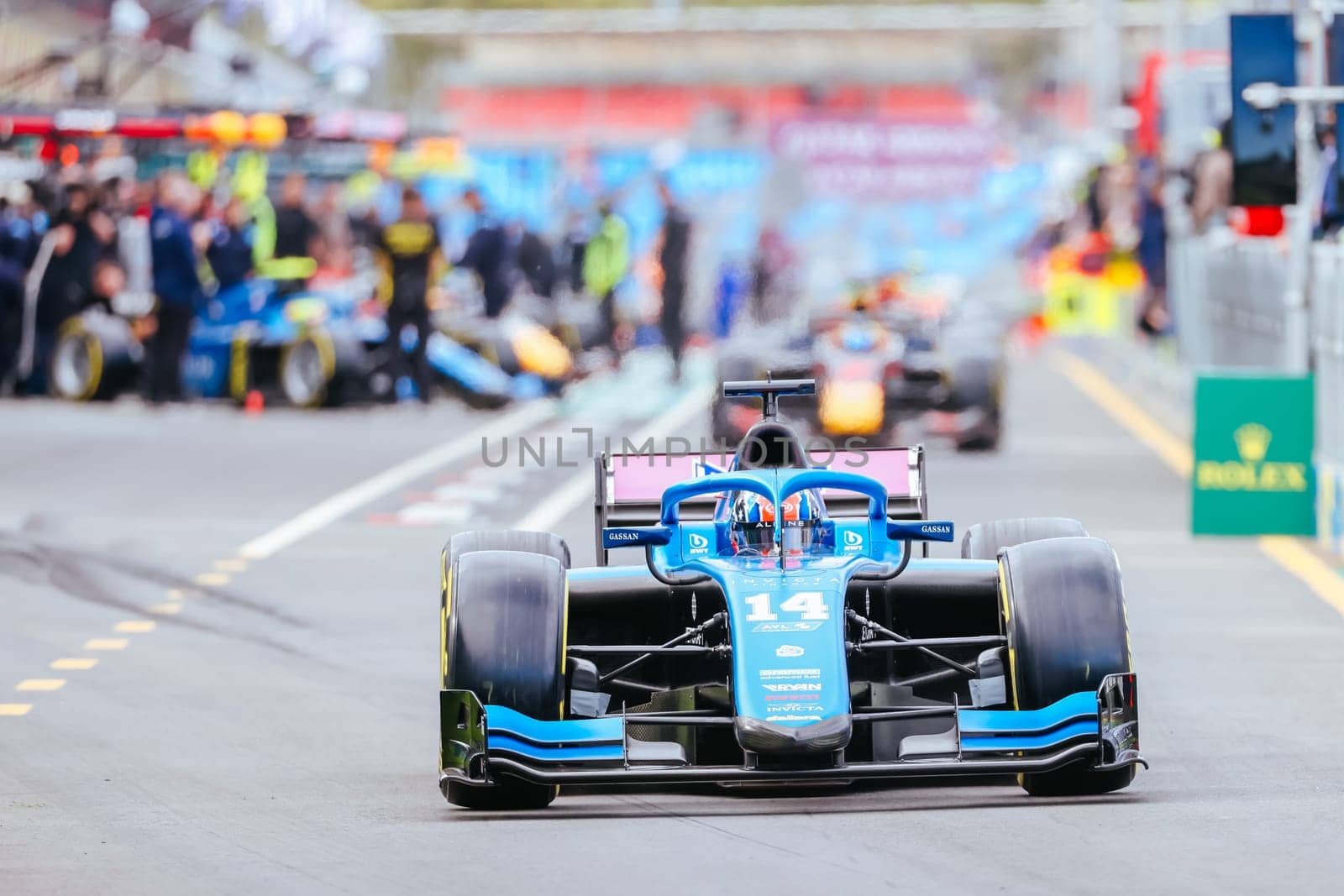 MELBOURNE, AUSTRALIA - MARCH 31: Jack Doohan of Invicta Virtuosi Racing in F2 at the 2023 Australian Formula 1 Grand Prix on 31st March 2023