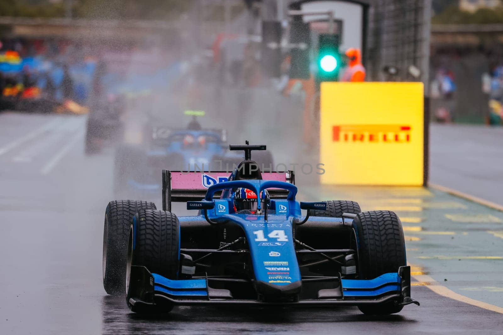 MELBOURNE, AUSTRALIA - MARCH 31: Jack Doohan of Invicta Virtuosi Racing in F2 at the 2023 Australian Formula 1 Grand Prix on 31st March 2023