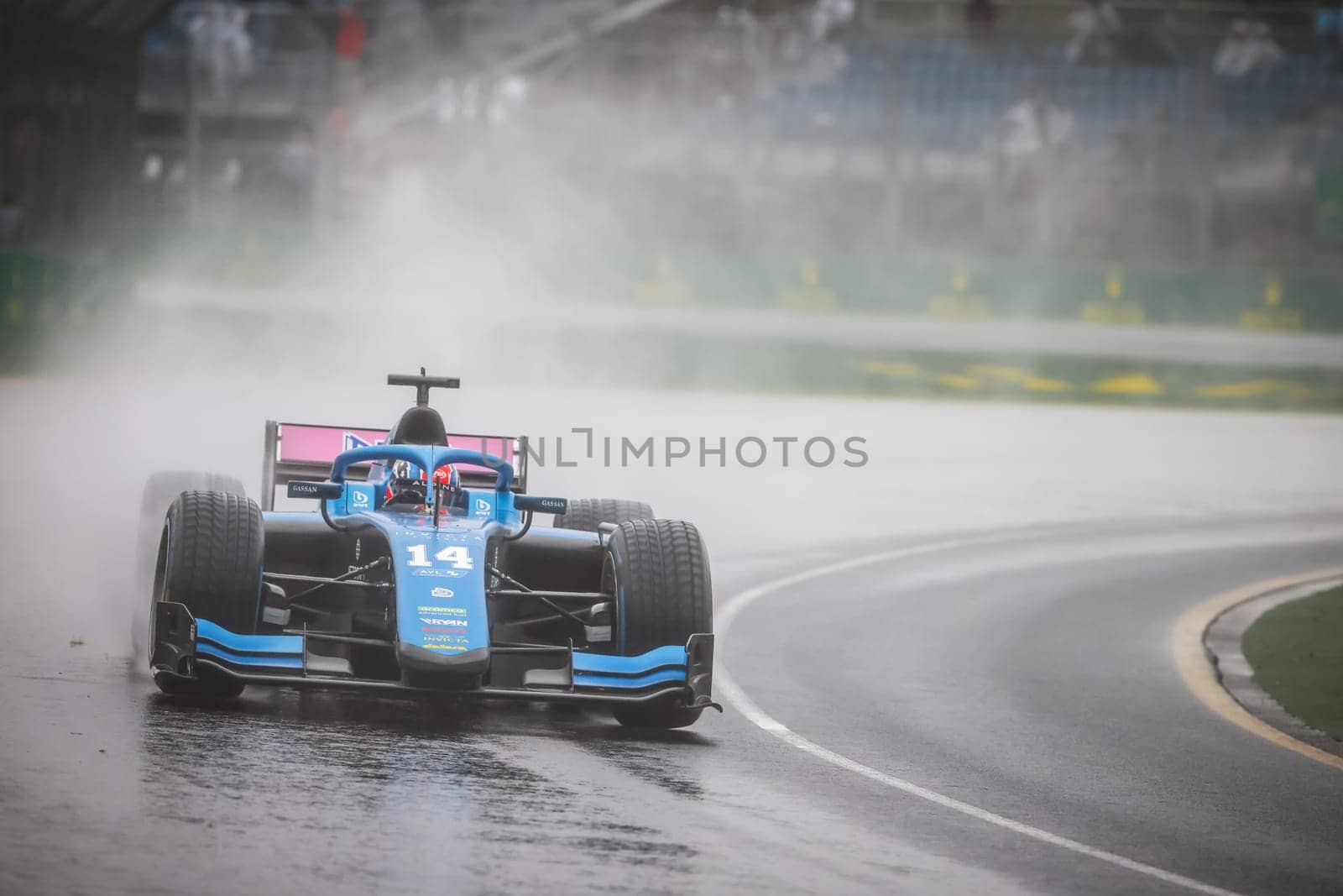 MELBOURNE, AUSTRALIA - MARCH 31: Jack Doohan of Invicta Virtuosi Racing in F2 at the 2023 Australian Formula 1 Grand Prix on 31st March 2023