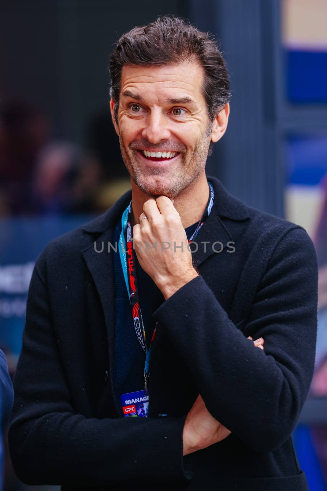 MELBOURNE, AUSTRALIA - APRIL 01: Mark Webber at the 2023 Australian Formula 1 Grand Prix on 1st April 2023