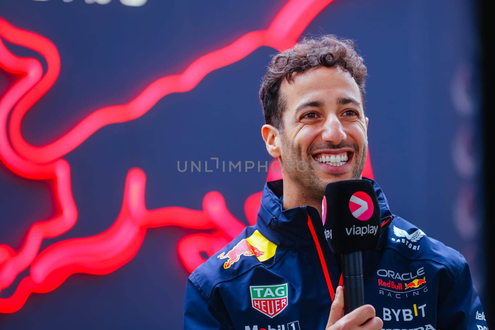 MELBOURNE, AUSTRALIA - APRIL 01: Daniel Ricciardo at the 2023 Australian Formula 1 Grand Prix on 1st April 2023