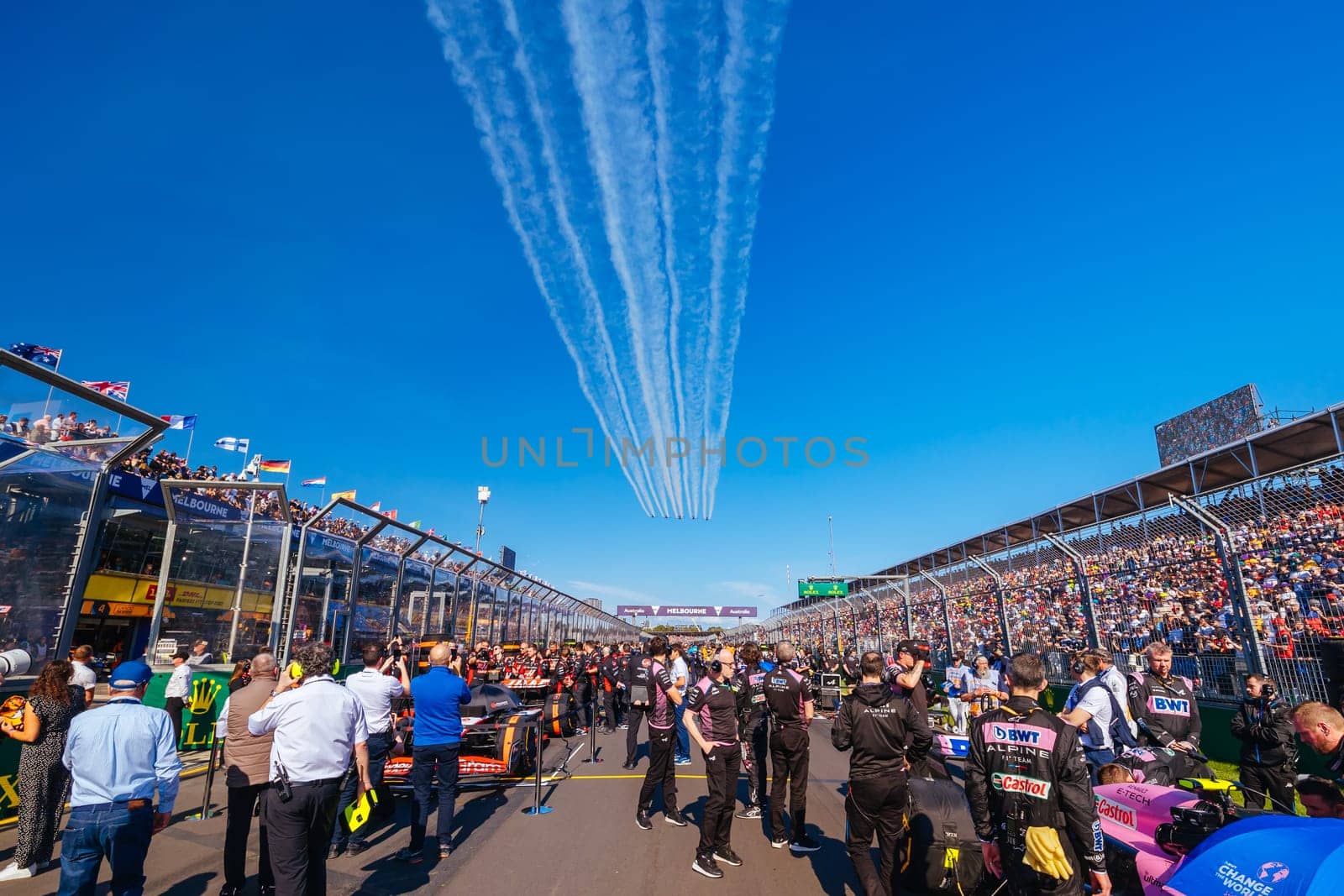 MELBOURNE, AUSTRALIA - APRIL 2: Atmosphere at the 2023 Australian Formula 1 Grand Prix on 2nd April 2023
