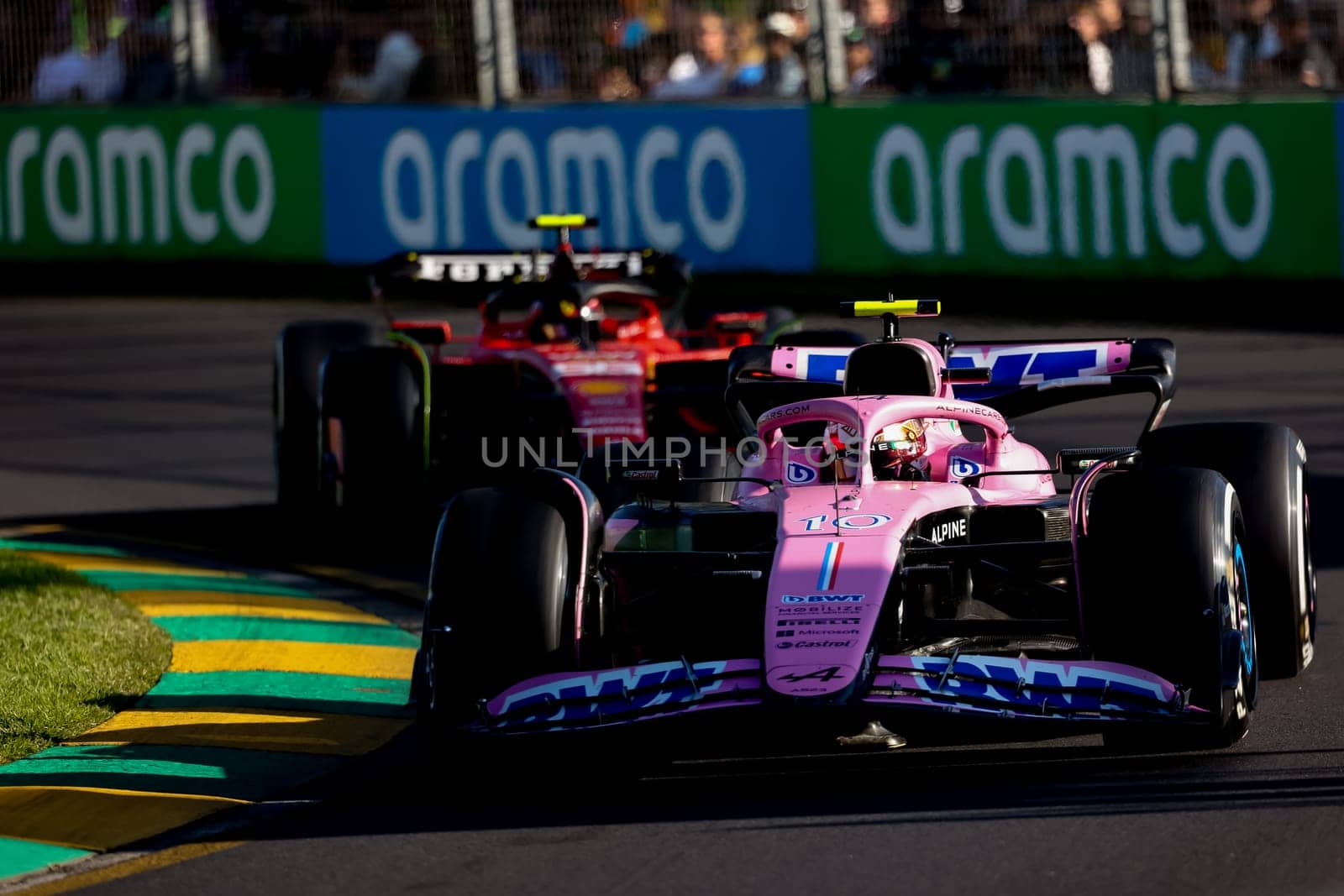 MELBOURNE, AUSTRALIA - APRIL 2: Pierre Gasly of France drives the Alpine A523 Renault on race day during the 2023 Australian Grand Prix on April 2, 2023 in Melbourne, Australia.