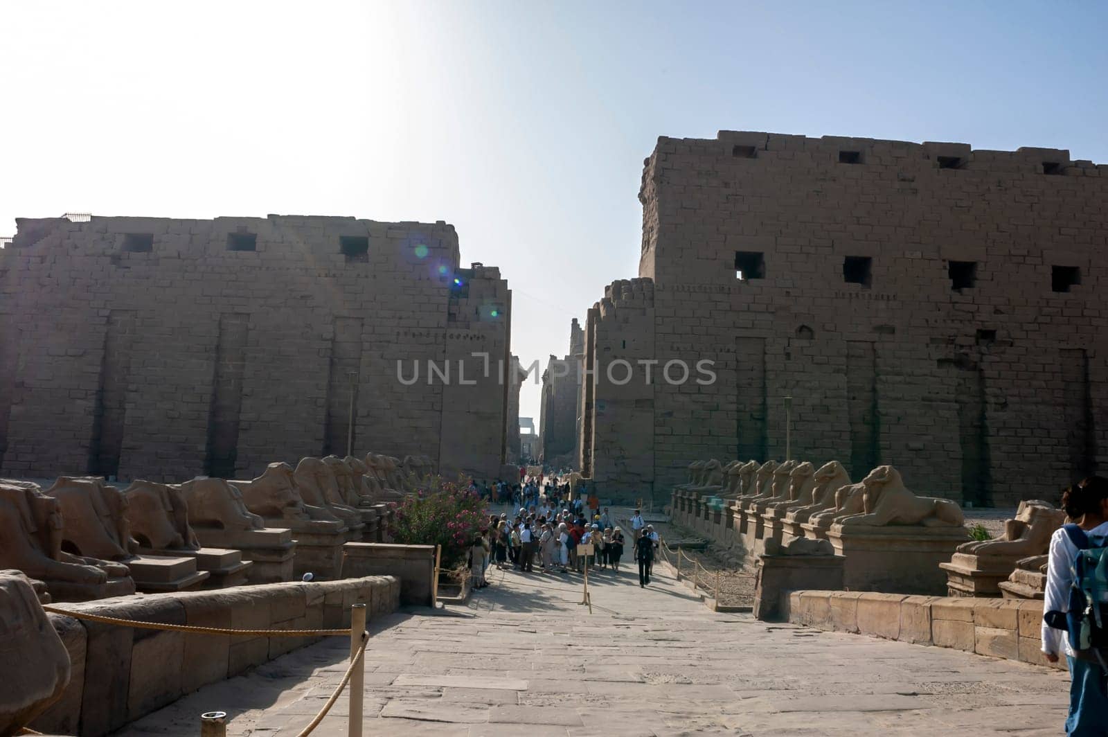 Tourists at Karnak by Giamplume