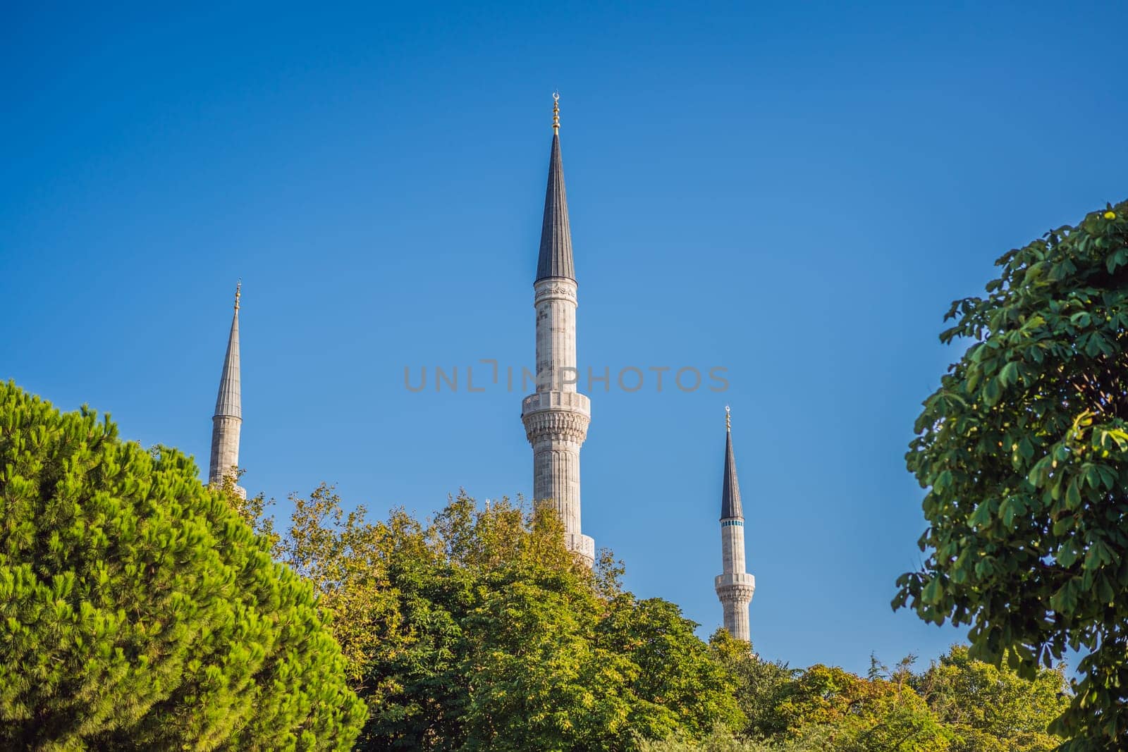 The Blue Mosque, Sultanahmet Camii, Istanbul, Turkey.