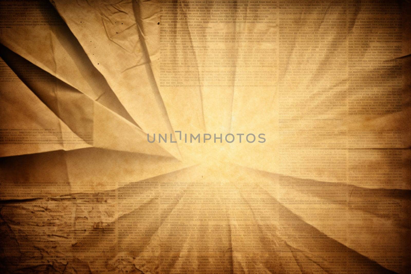 Retro sun burst vintage banner background with copy space. Grunge texture of old paper style.