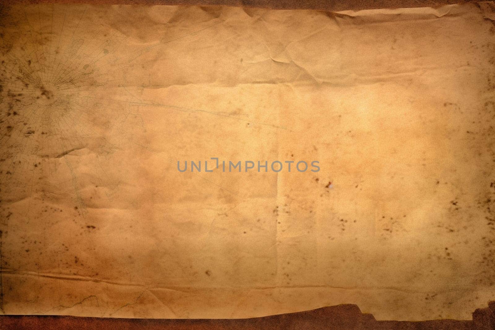 Retro sun burst vintage banner background with copy space. Grunge texture of old paper style.