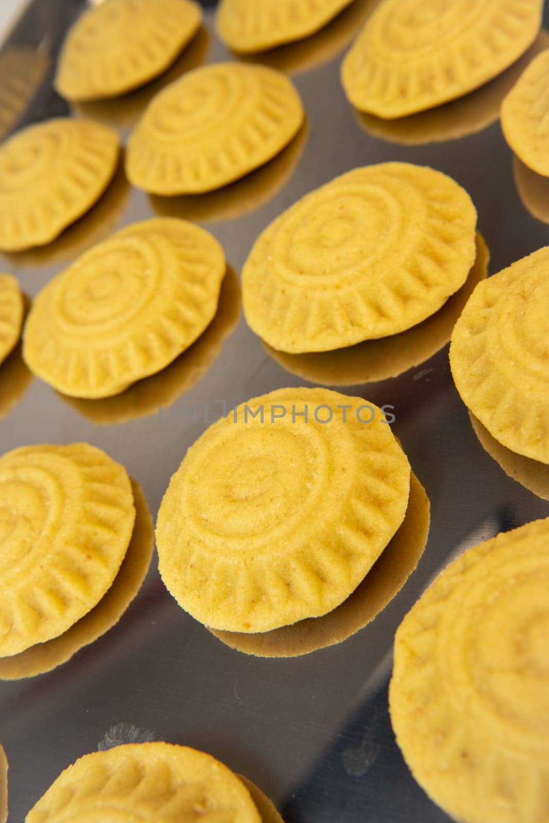Traditional eid maamoul or mamoul cookies with dates, nuts, and jam, Arabic sweets for Aid al-Fitr and easter, High quality photo