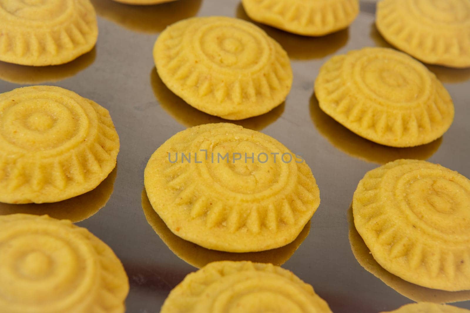 Traditional eid maamoul or mamoul cookies with dates, nuts, and jam, Arabic sweets for Aid al-Fitr and easter, High quality photo