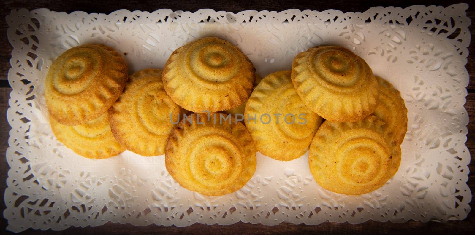 Traditional eid maamoul or mamoul cookies with dates, nuts, and jam, Arabic sweets for Aid al-Fitr and easter, High quality photo