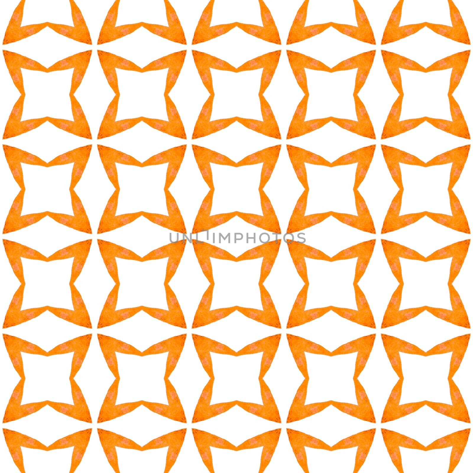 Tropical seamless pattern. Orange divine boho chic summer design. Hand drawn tropical seamless border. Textile ready bold print, swimwear fabric, wallpaper, wrapping.