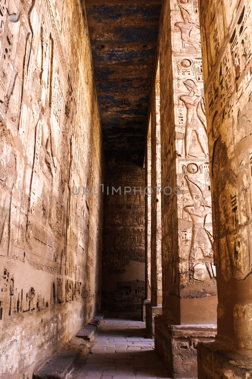 The archaeological site of Medinet Habu by Giamplume