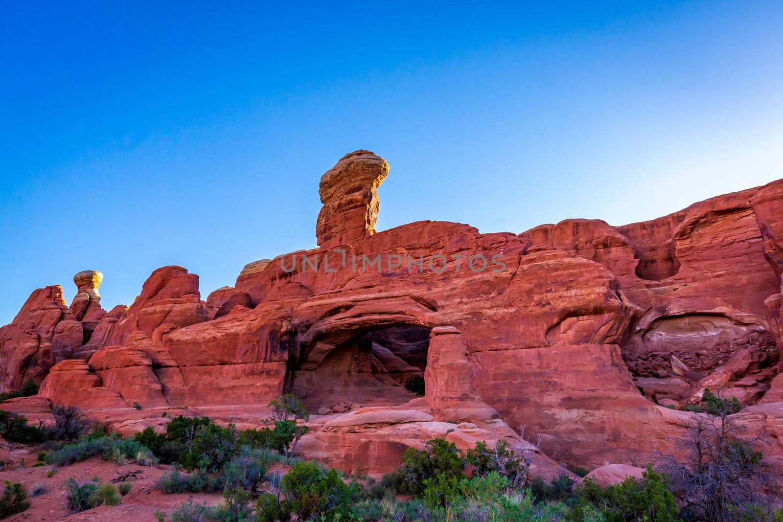 Tower Arch in the morning, Arches National Park, Utah