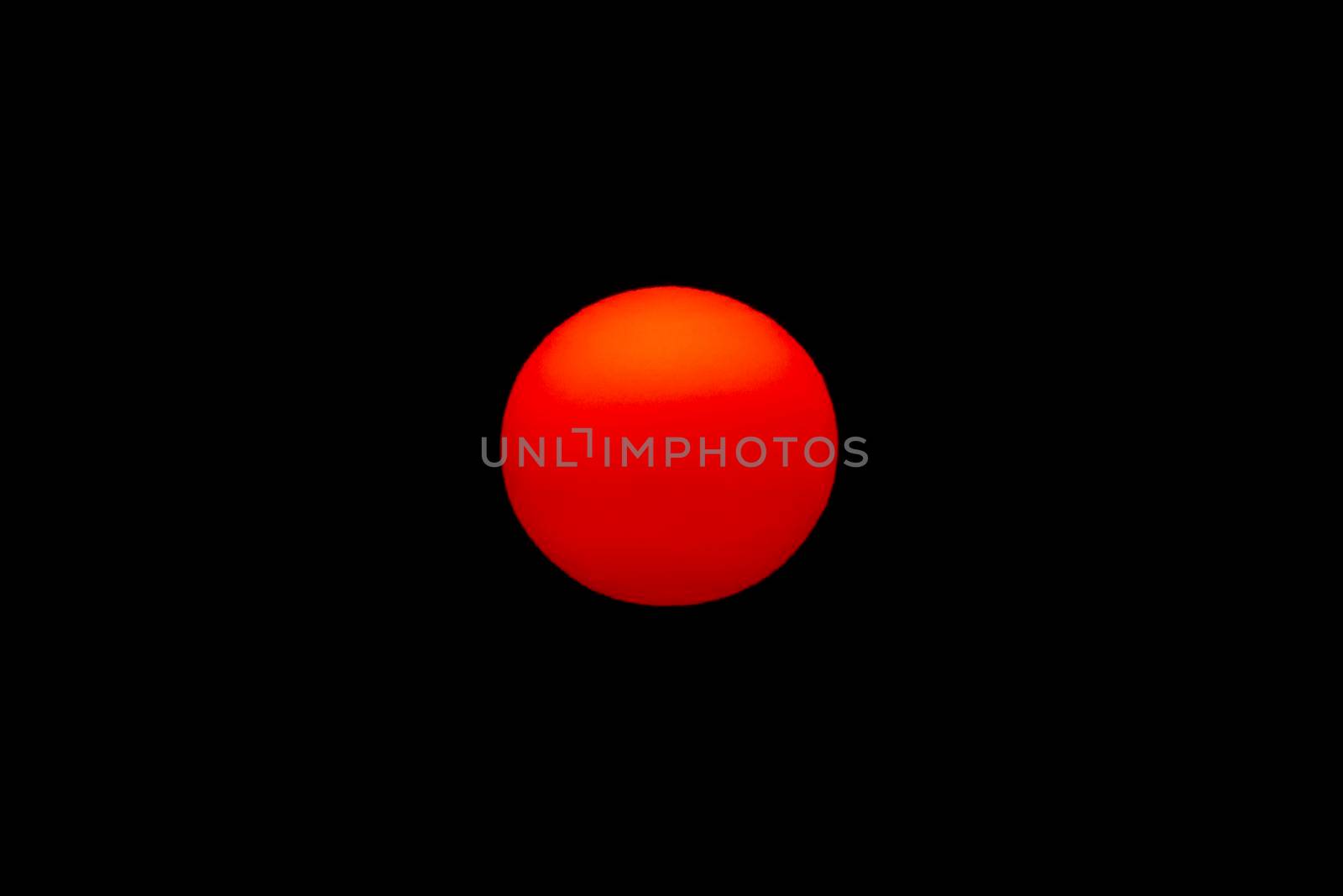 The evening or morning sun can be seen with the naked eye. The sun is red because of the dust and atmosphere.
