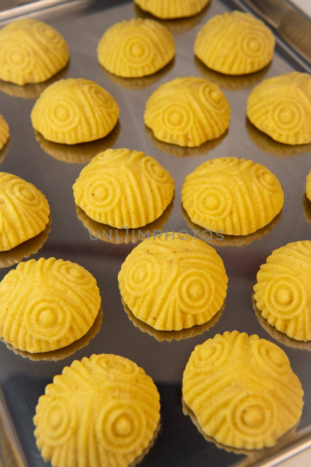 Traditional eid maamoul or mamoul cookies with dates, nuts, and jam, Arabic sweets for Aid al-Fitr and easter, High quality photo