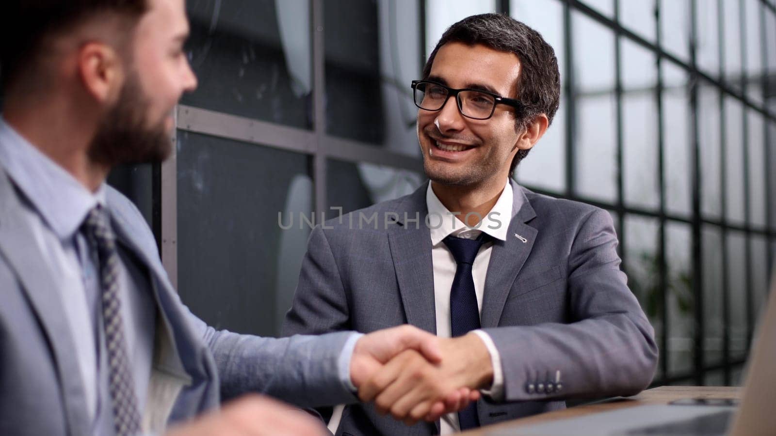 Image of business partners discussing business plan