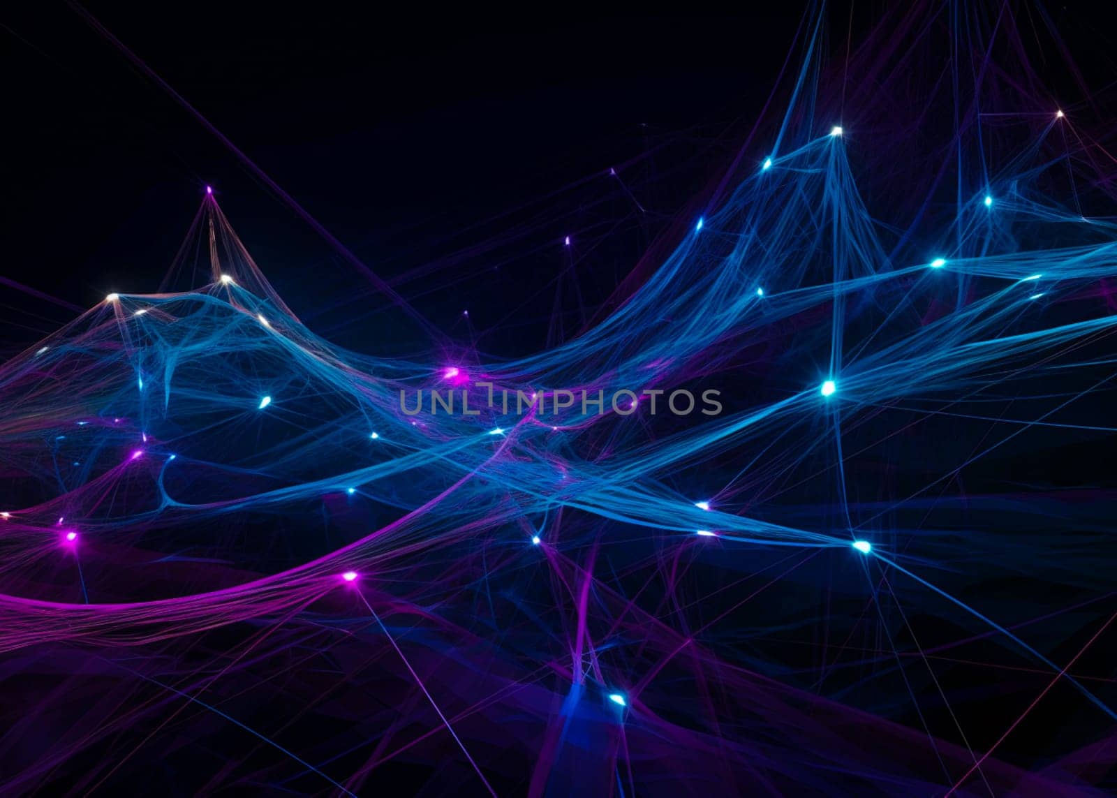 Abstract technology dark background Hi-tech communication concept, technology, digital business, innovation, science fiction scene with copy space.