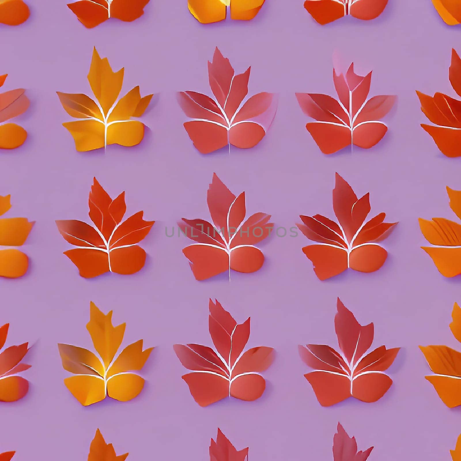 Autumn leaves pattern for textile, print, surface, fabric design. Autumn pattern. For your next graphic work, generated by AI
