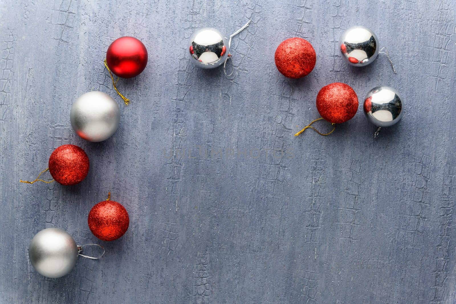 A beautiful Christmas background with beautiful ornaments