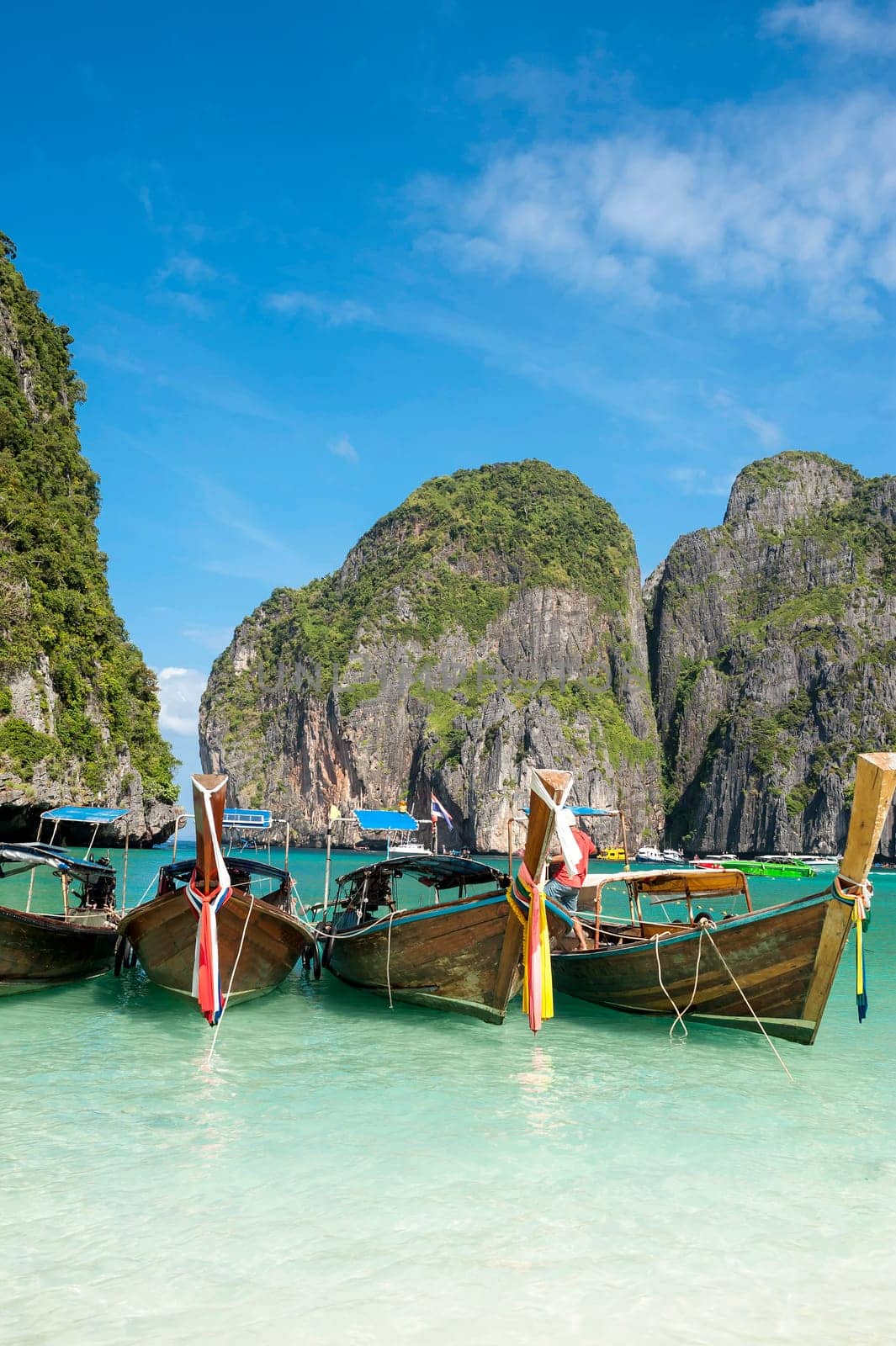 The kolae, the tipical boat of fisherman in the southern Thailand