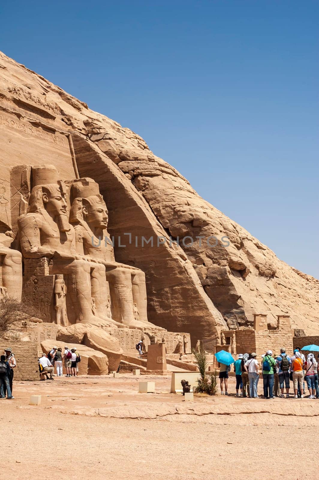 Tourists at Abu Simbel by Giamplume