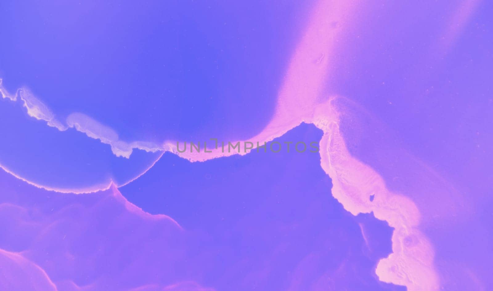 Graphic Fluid Illustration. Blue Watercolor Trendy Poster. Wave Oil Concept. Purple Abstract Flow Background. Futuristic Modern Cover. Pink Light Oil Concept. Graphic Ink Gradient.