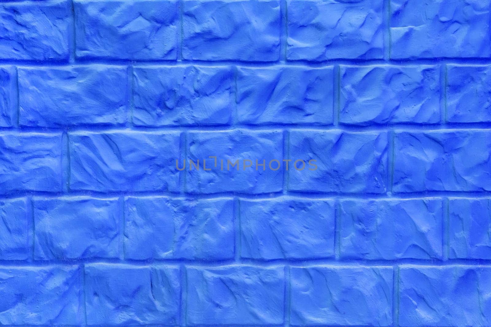 Blue abstract pattern decorative brick blocks wall texture background by AYDO8