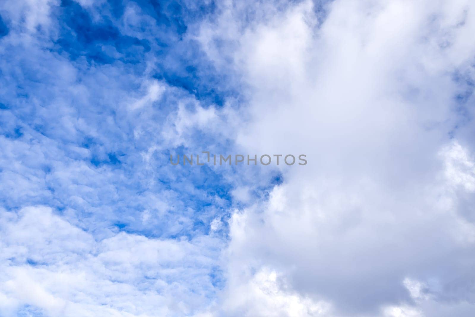 Beautiful Blue Sky And Bright Wite Clouds. perfect background sky image. Summer sky