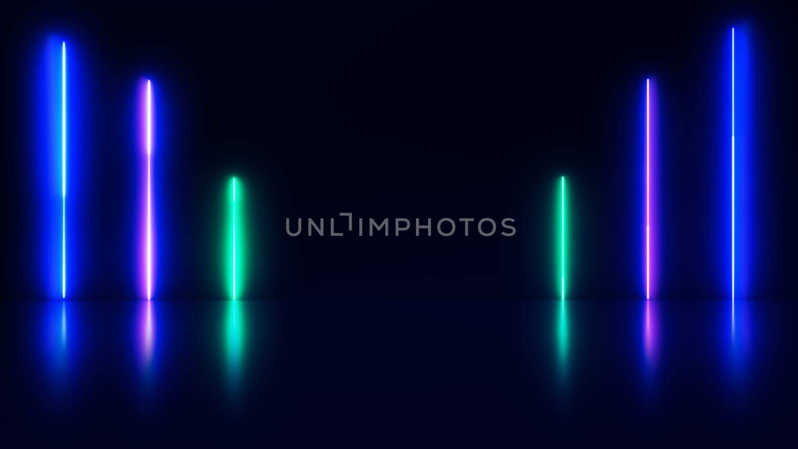 Abstract neon background led Light Laser Glowing. by ImagesRouges
