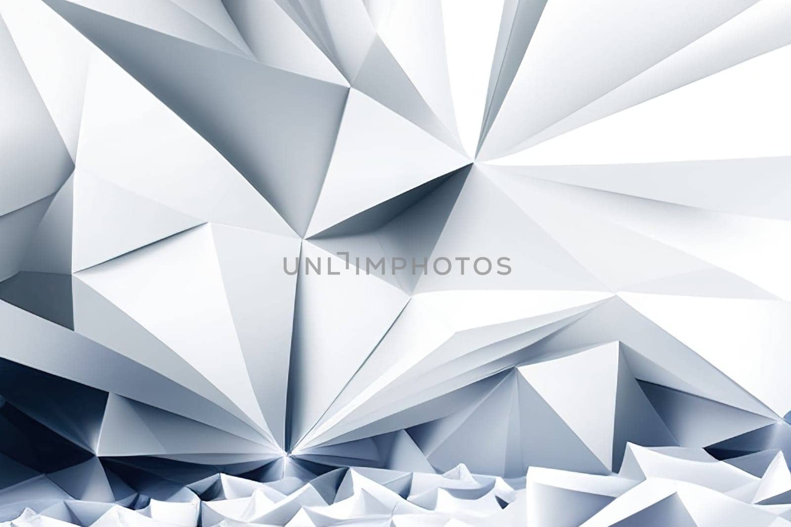 Abstract mosaic background White low poly background texture illustration