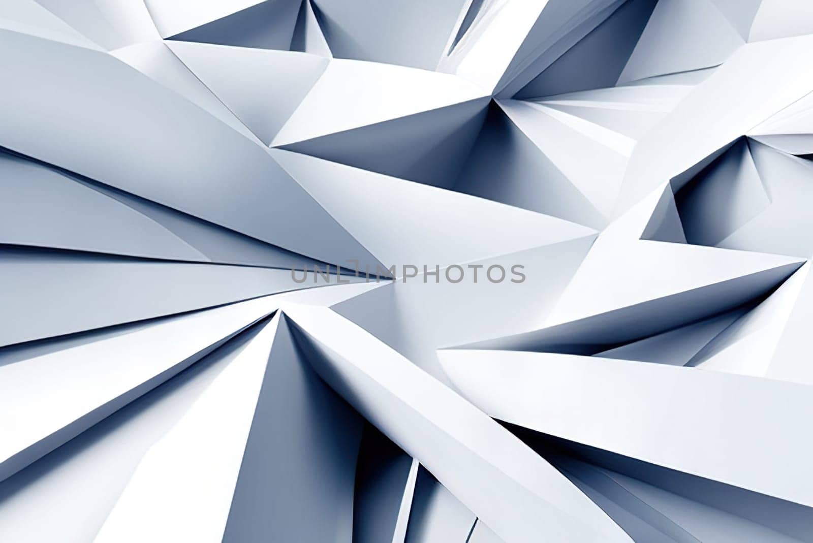 Abstract mosaic background White low poly background texture illustration. by EkaterinaPereslavtseva