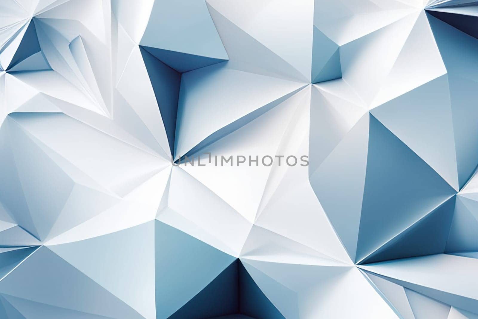 Abstract mosaic background White low poly background texture illustration. by EkaterinaPereslavtseva