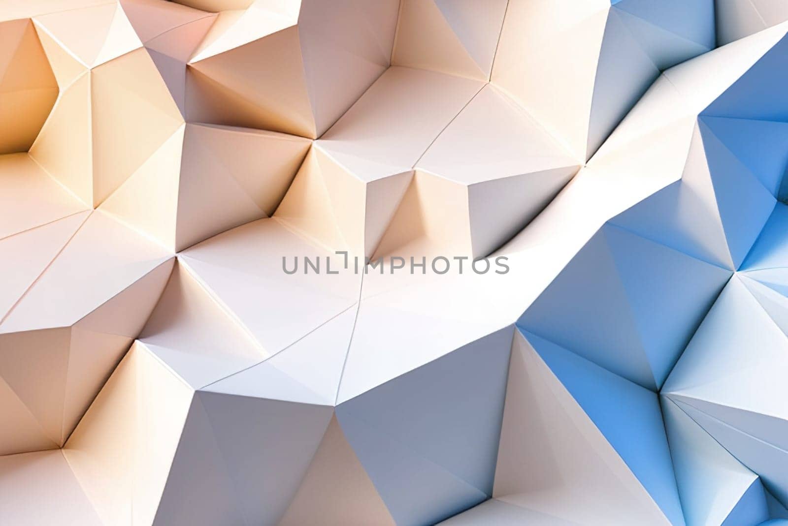 Abstract mosaic background White low poly background texture illustration. by EkaterinaPereslavtseva