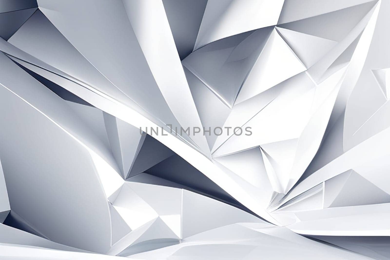 Abstract mosaic background White low poly background texture illustration. by EkaterinaPereslavtseva