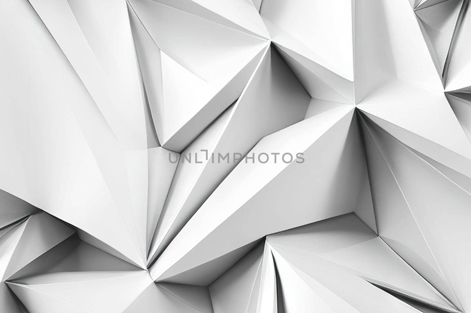 Abstract mosaic background White low poly background texture illustration