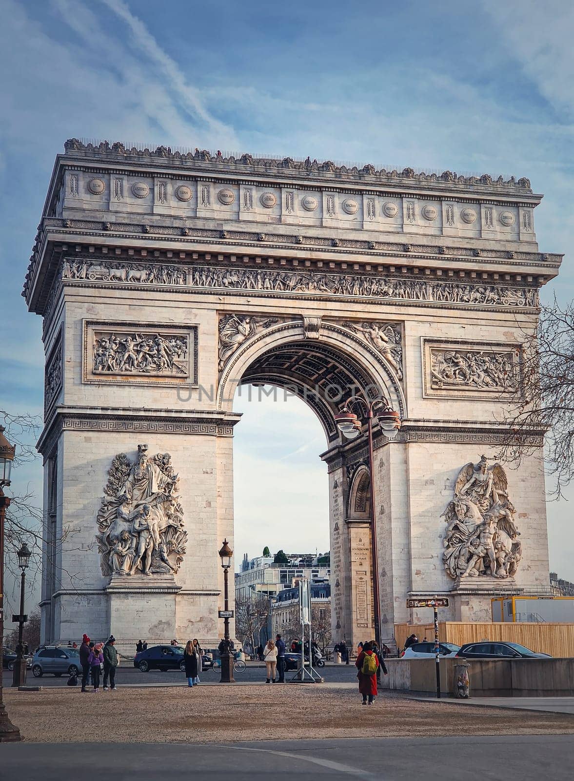 Triumphal Arch, Paris, France. Arc de Triomphe  historical landmark by psychoshadow
