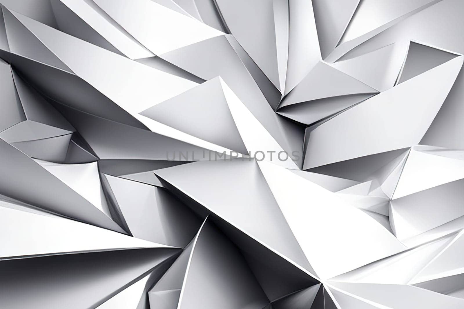 Abstract mosaic background White low poly background texture illustration