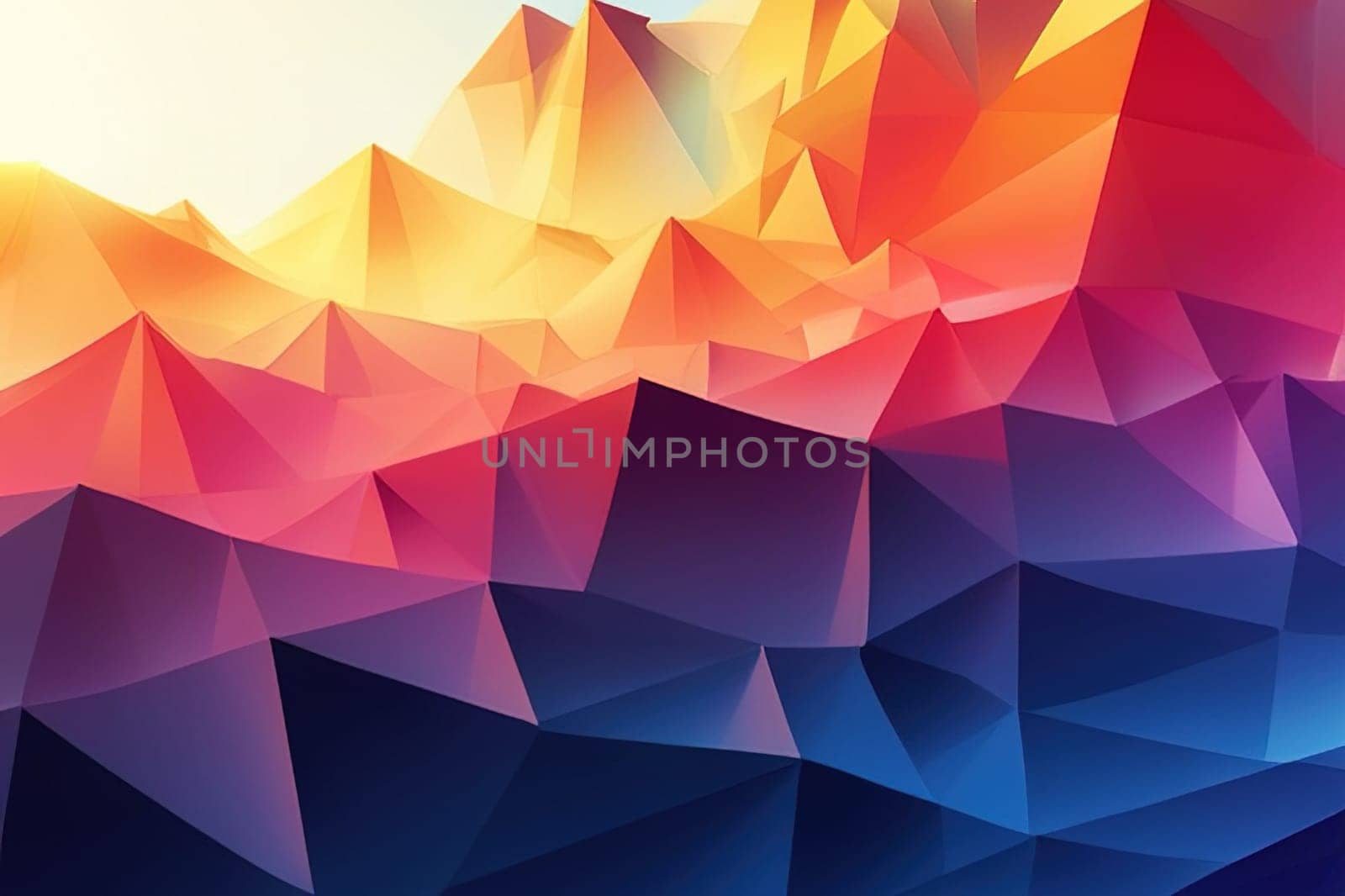 Abstract Geometric backgrounds full Color polygon background illustration. by EkaterinaPereslavtseva