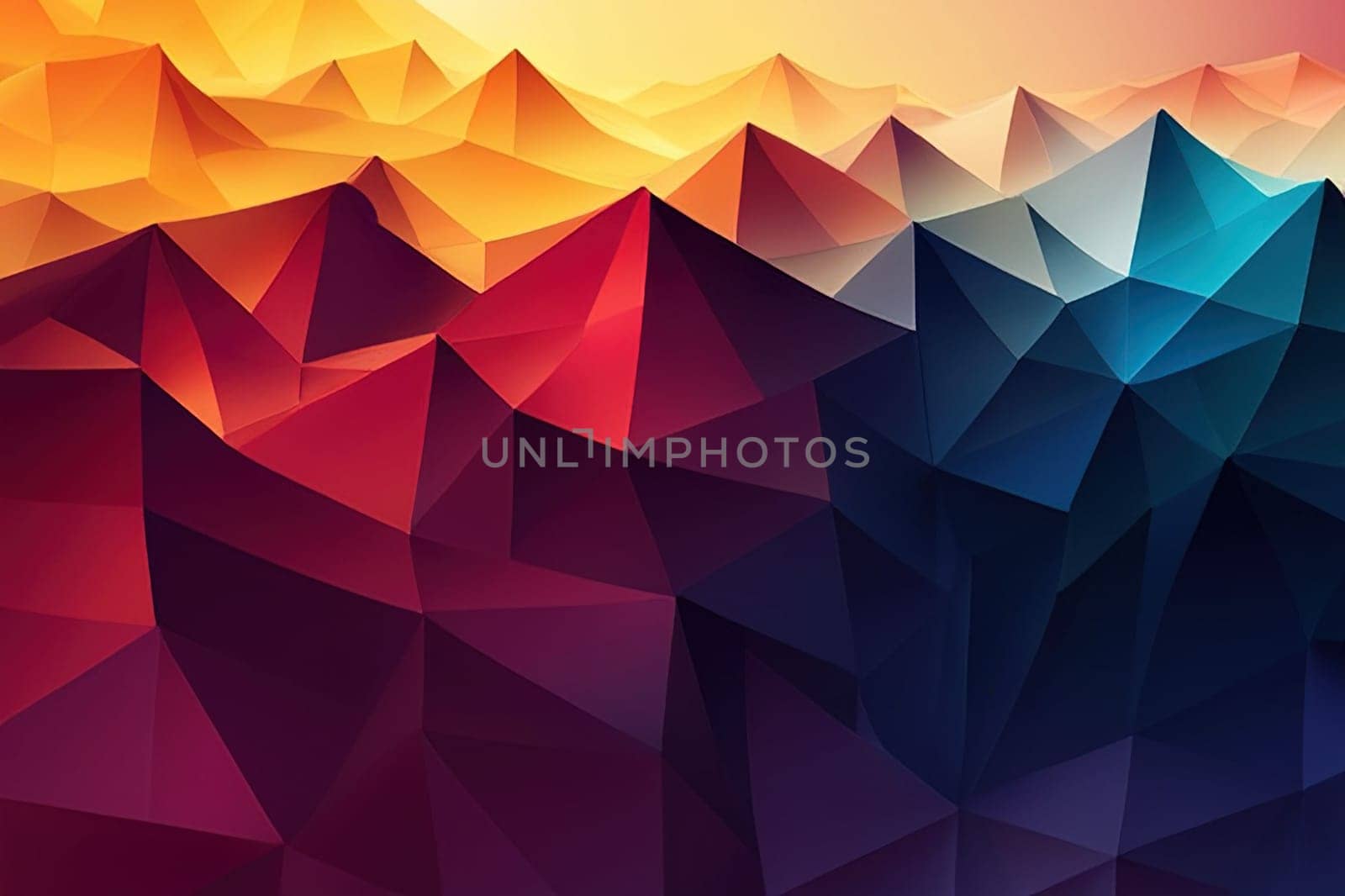 Colorful triangular abstract background. Abstract polygonal background futuristic style geometric colorful triangle texture illustration.