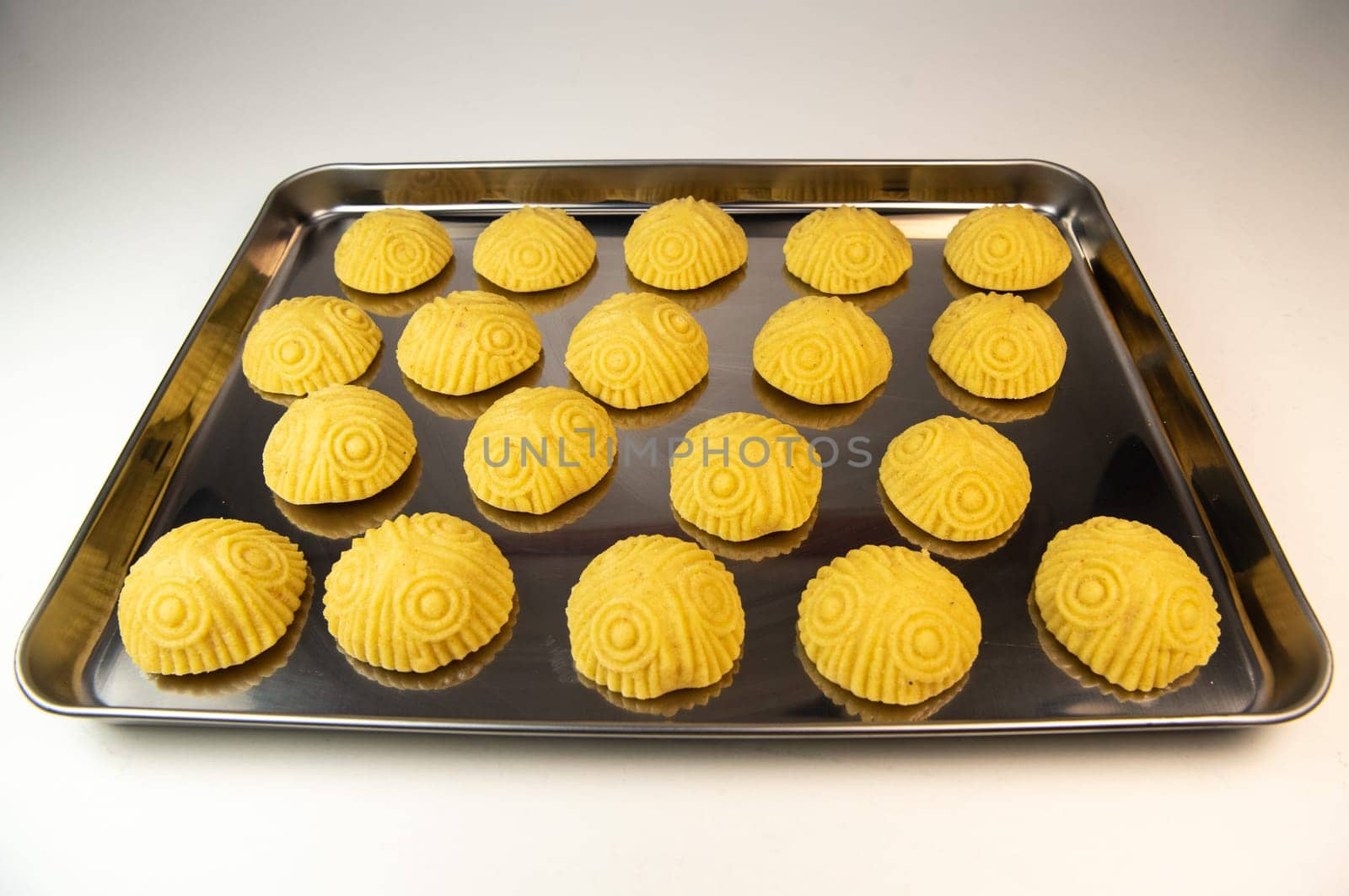 Traditional eid maamoul or mamoul cookies with dates, nuts, and jam, Arabic sweets for Aid al-Fitr and easter, High quality photo